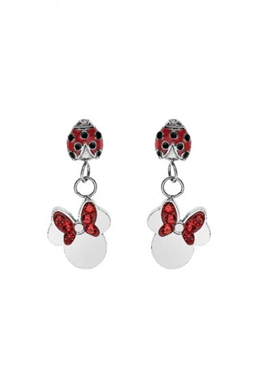Orecchini Disney Bambino DISNEY PREZIOSI PER BAMBINI IN ACCIAIO MINNIE in Acciaio Cubic Zirconia E600195RRL.CJ - E600195RRL.CJ